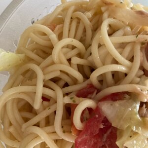 和えるだけ！相性抜群トマトツナパスタ